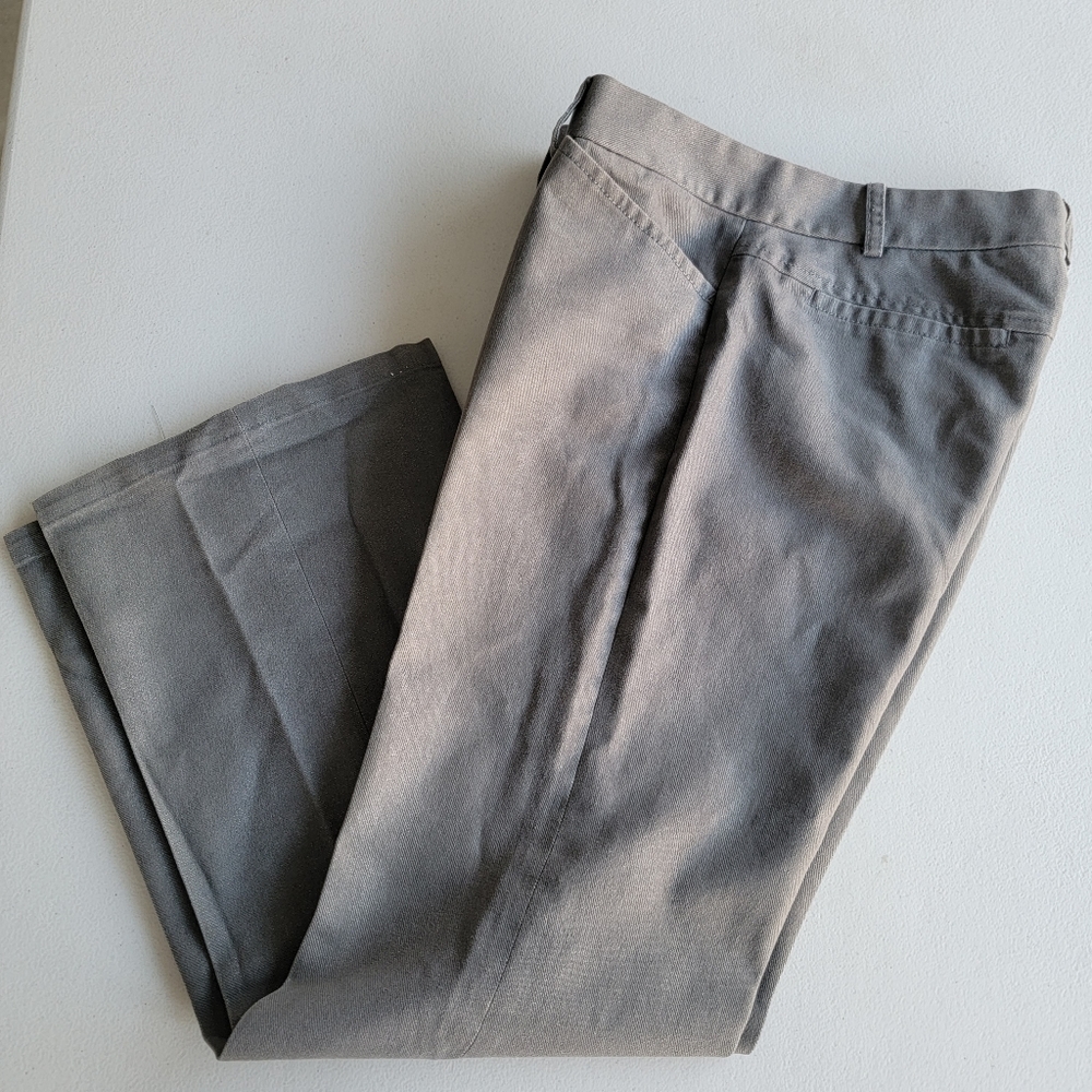 J Crew Womens sz 4, 31” waist, gray Pants Dress Slack straight leg Cotton Blend